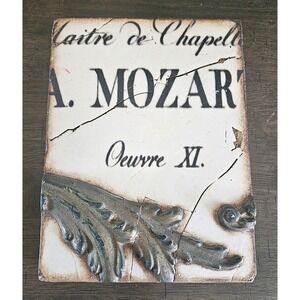 Mozart Wall Decor Sid Dickens Memory Block Tile T-142 Music